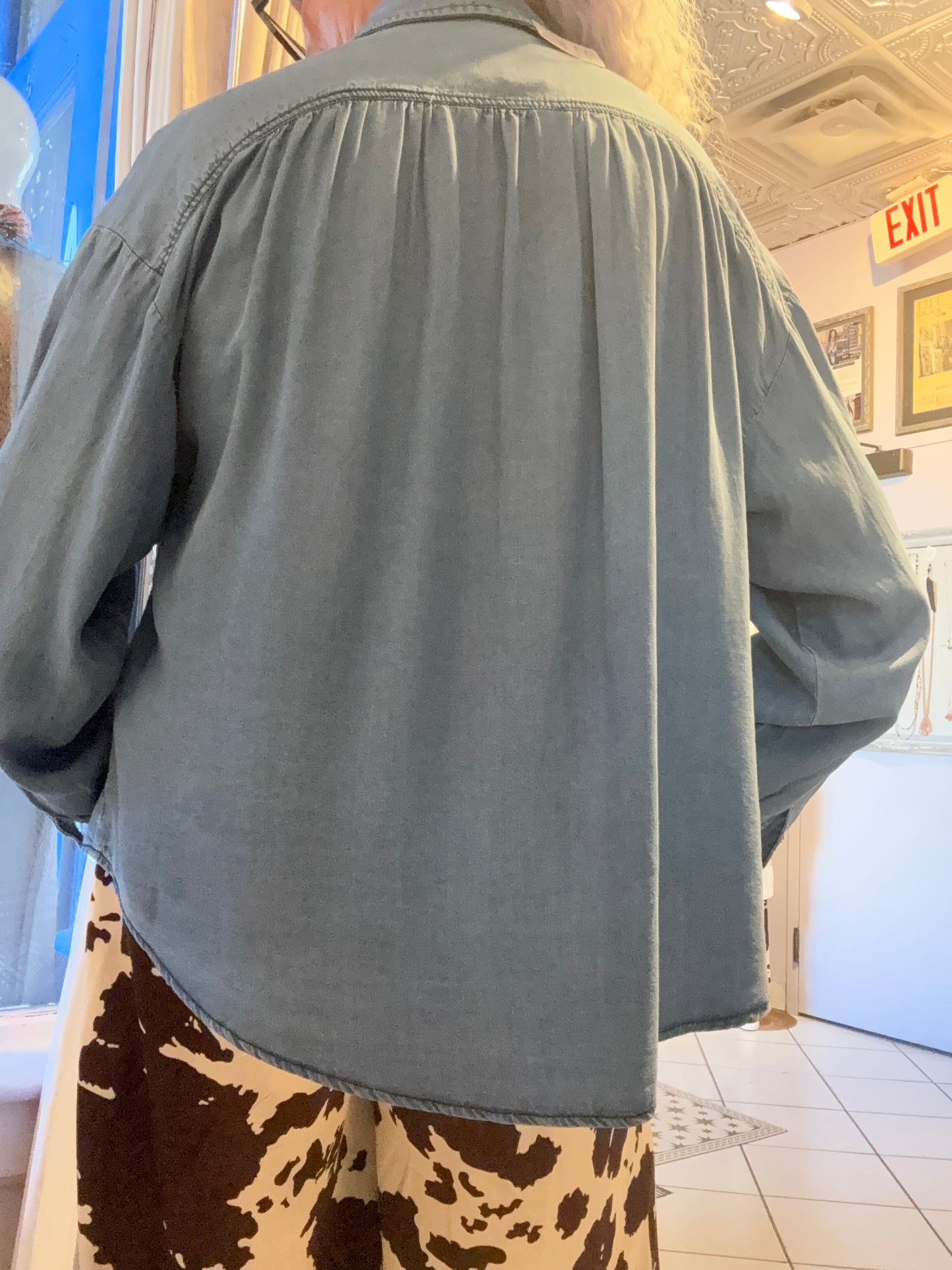 Light Wash Denim Shirt