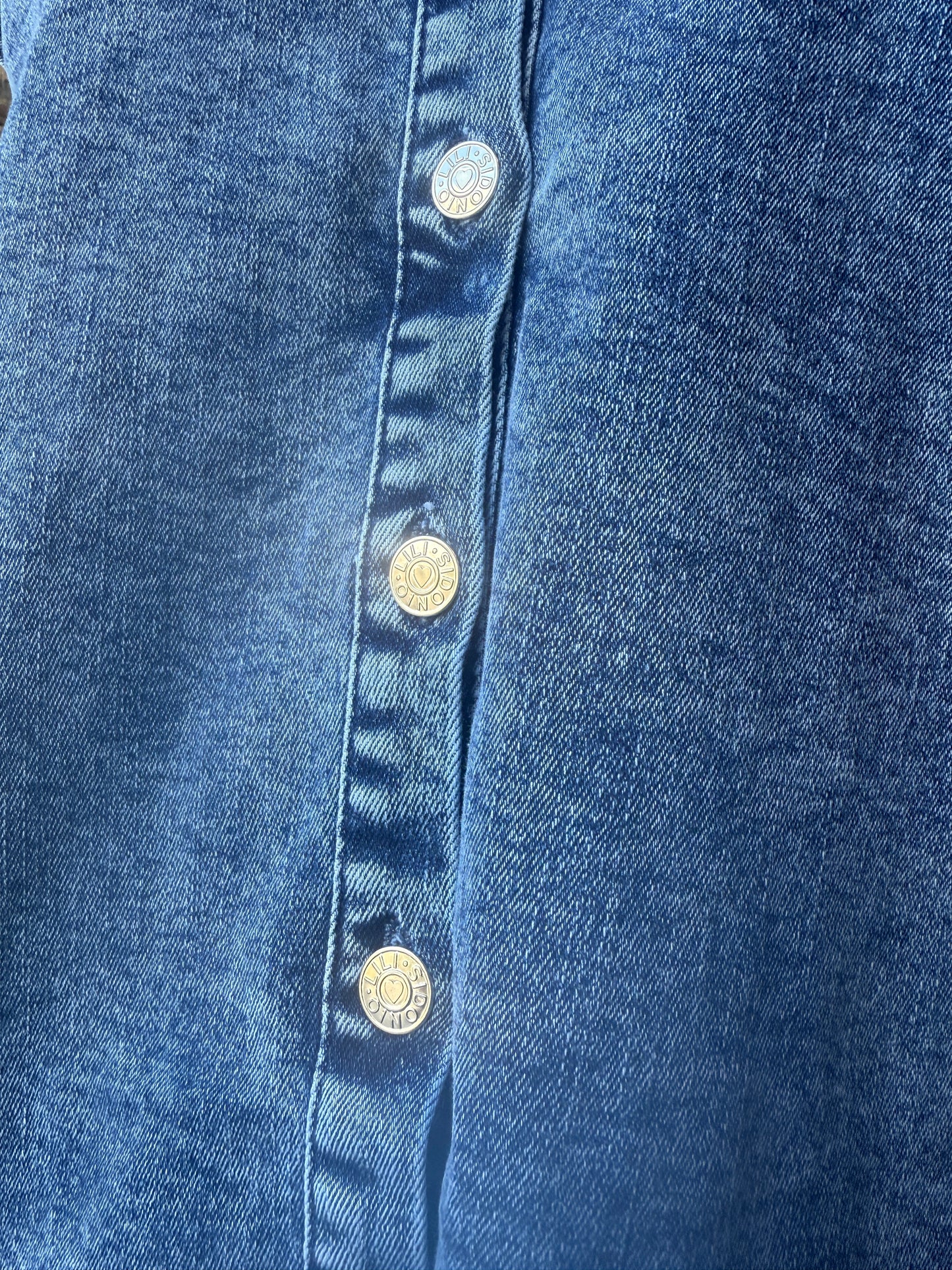 Stretch Denim Tunic Dress