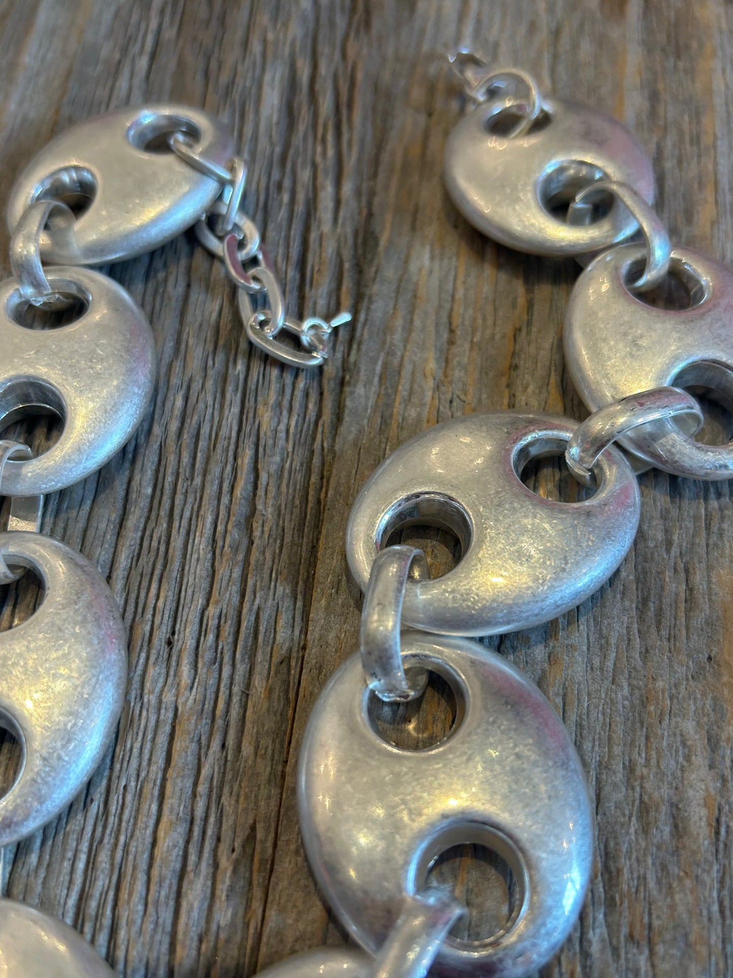 Extra-Large Chucky Statement Necklace - Silver