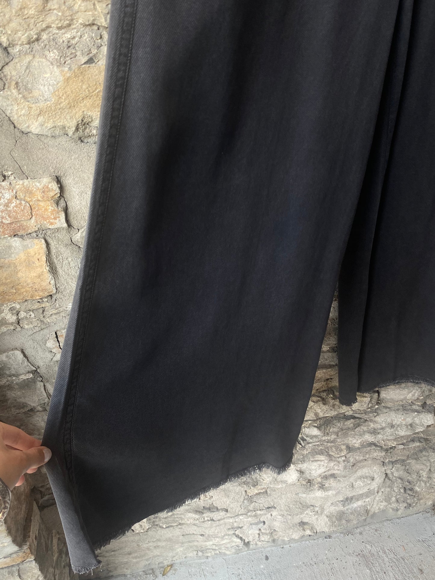 Palazzo Pants With POCKETS- Charcoal Grey
