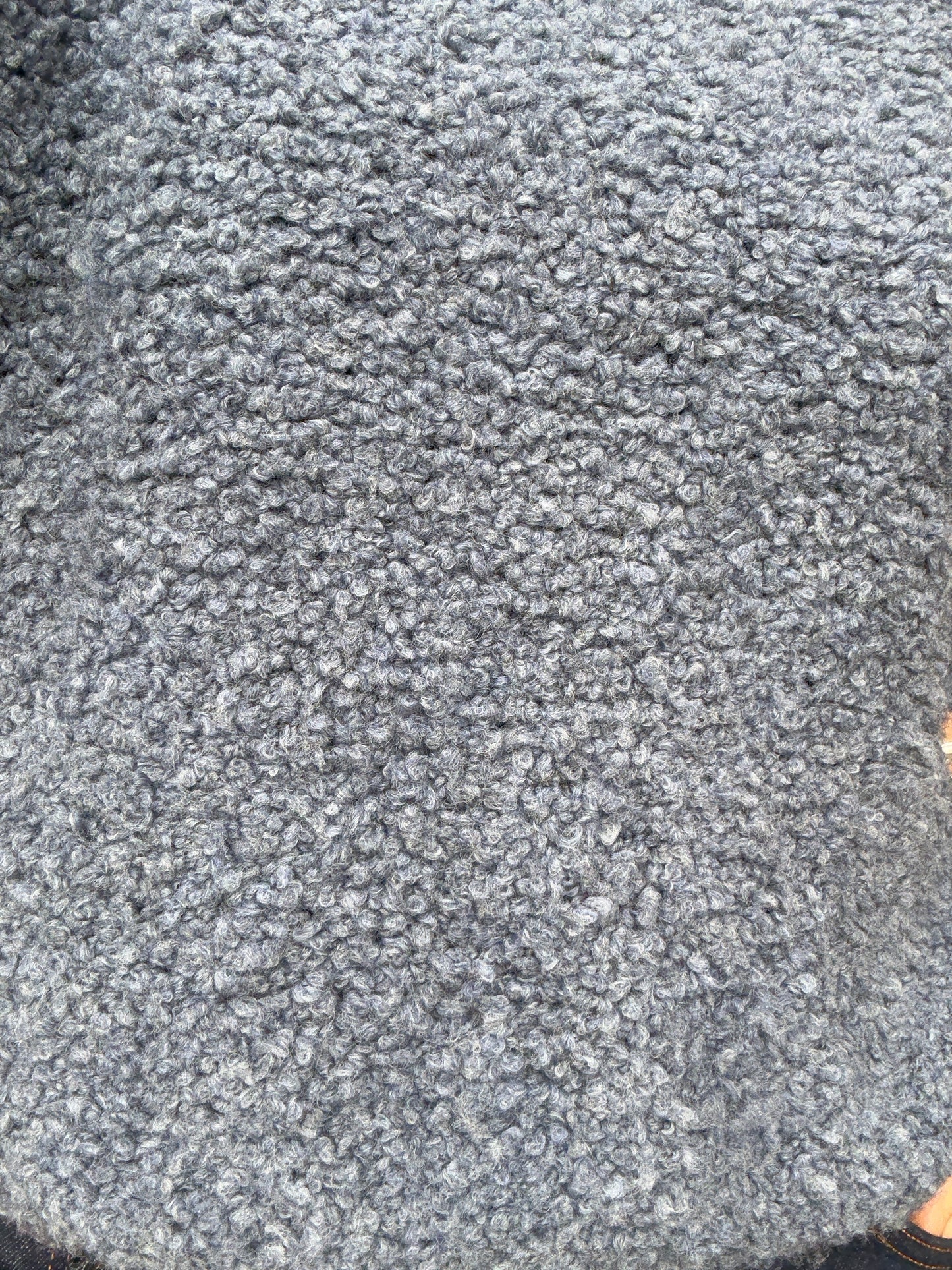 Light Weight Roll Neck Teddy Sweater - BLUE