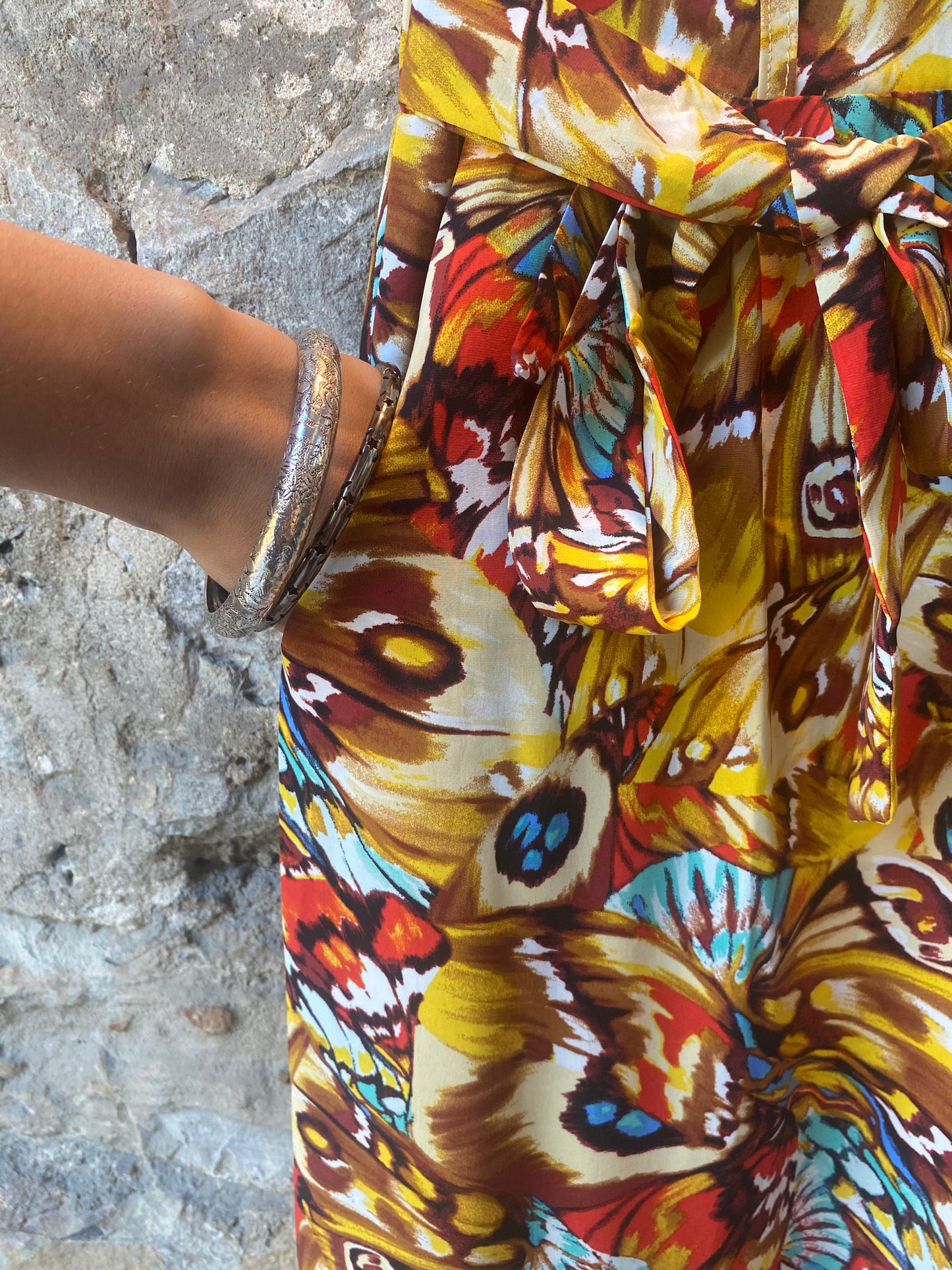 2 Piece Shirt and Pant Set - Modern Butterfly Print