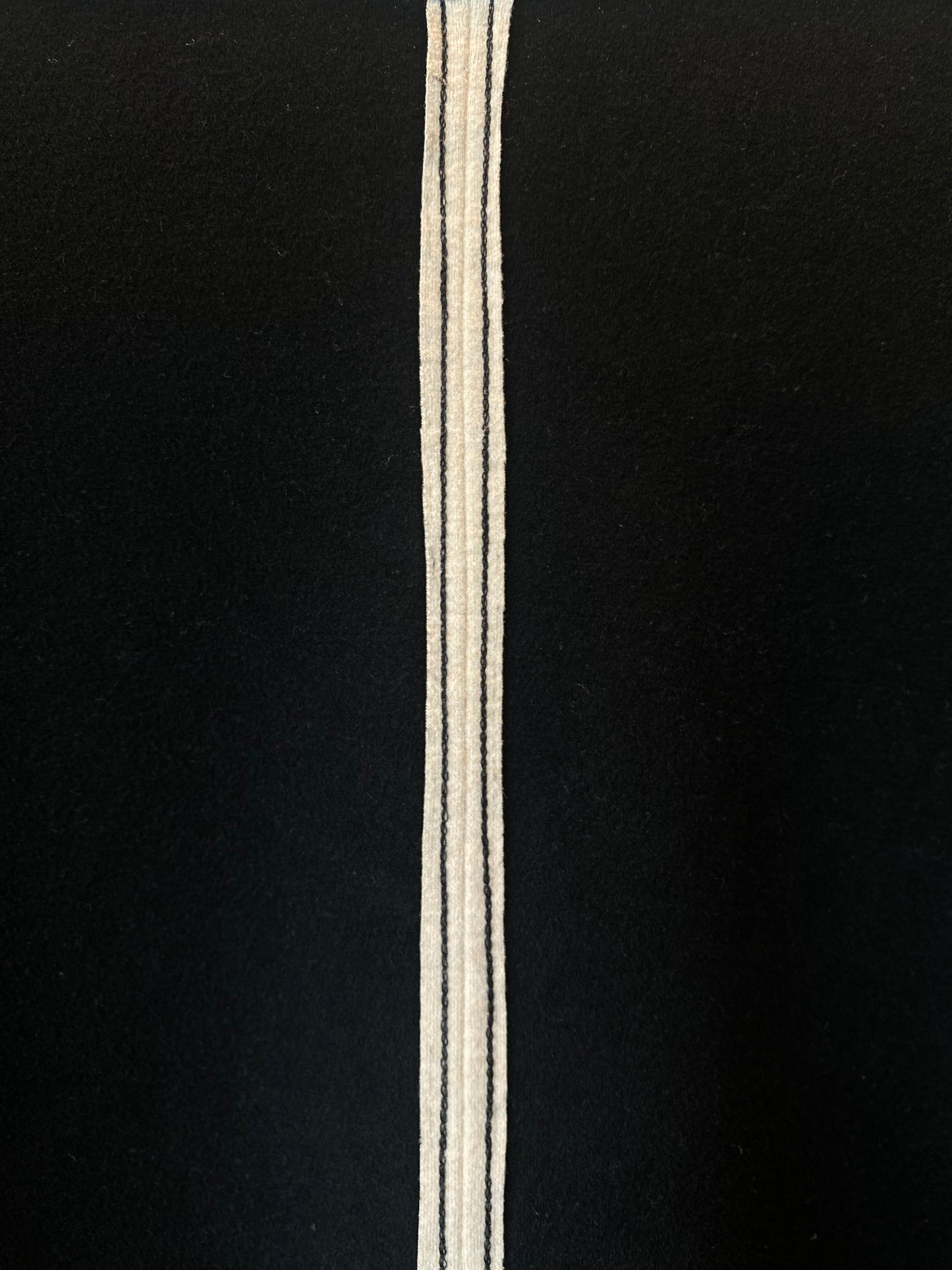 V-neck Sweater and Straight Leg Pant 2pc SET- BLACK and LIGHT TAUPE