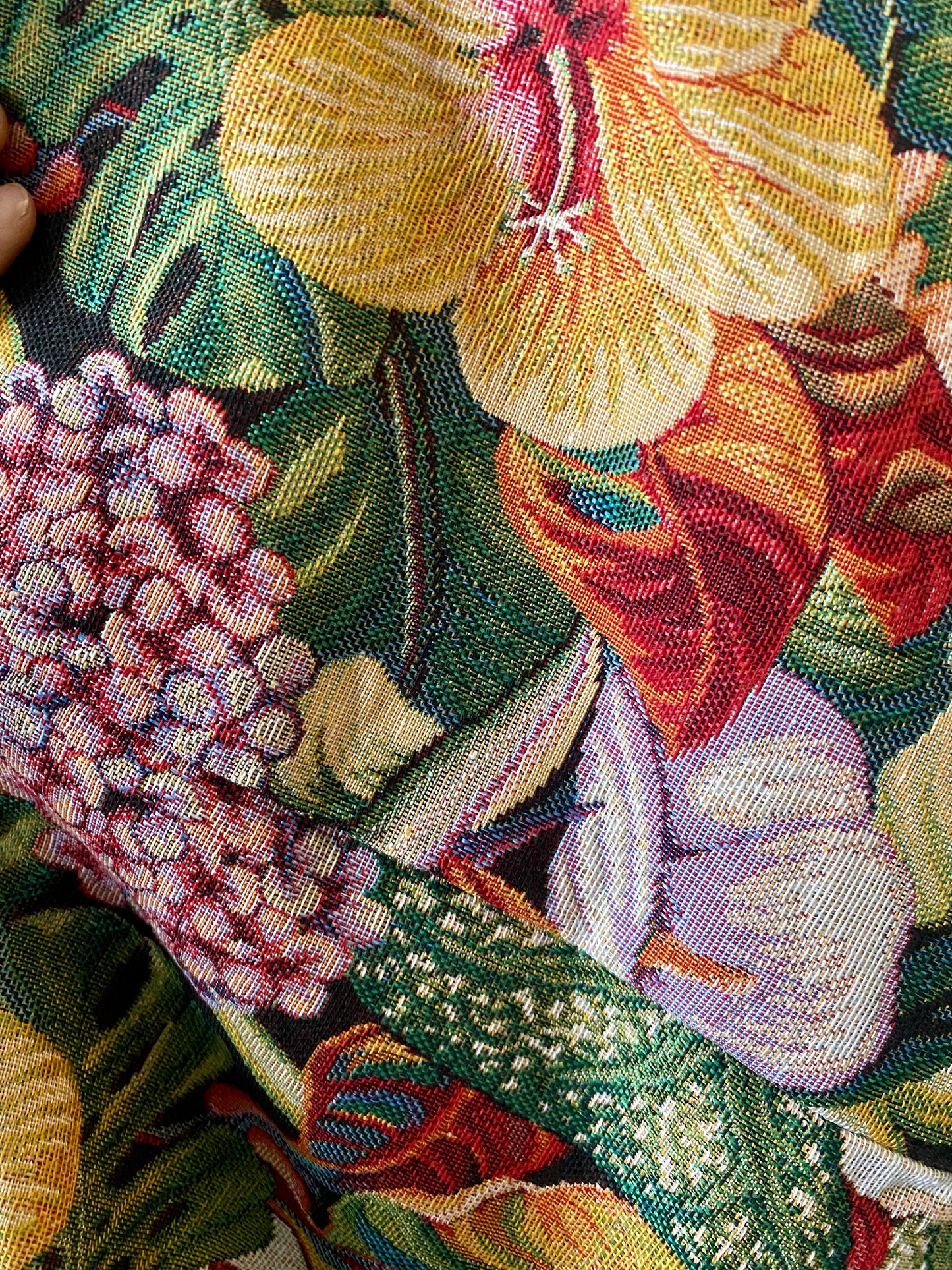 100% Cotton Hobo Tote-Multi Colour Palm Print
