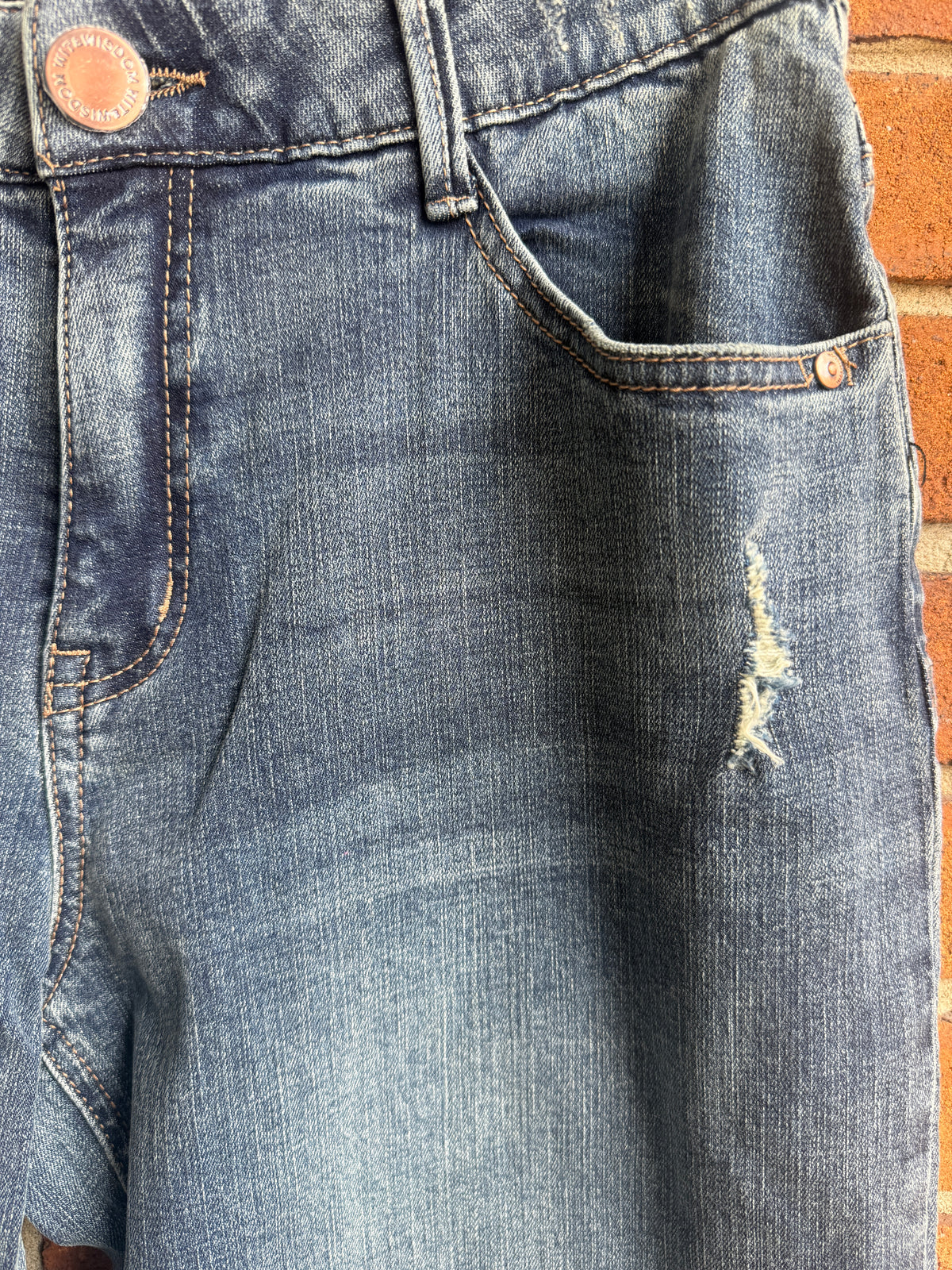 Hi Rise Wide Leg Jean - Vintage Wash