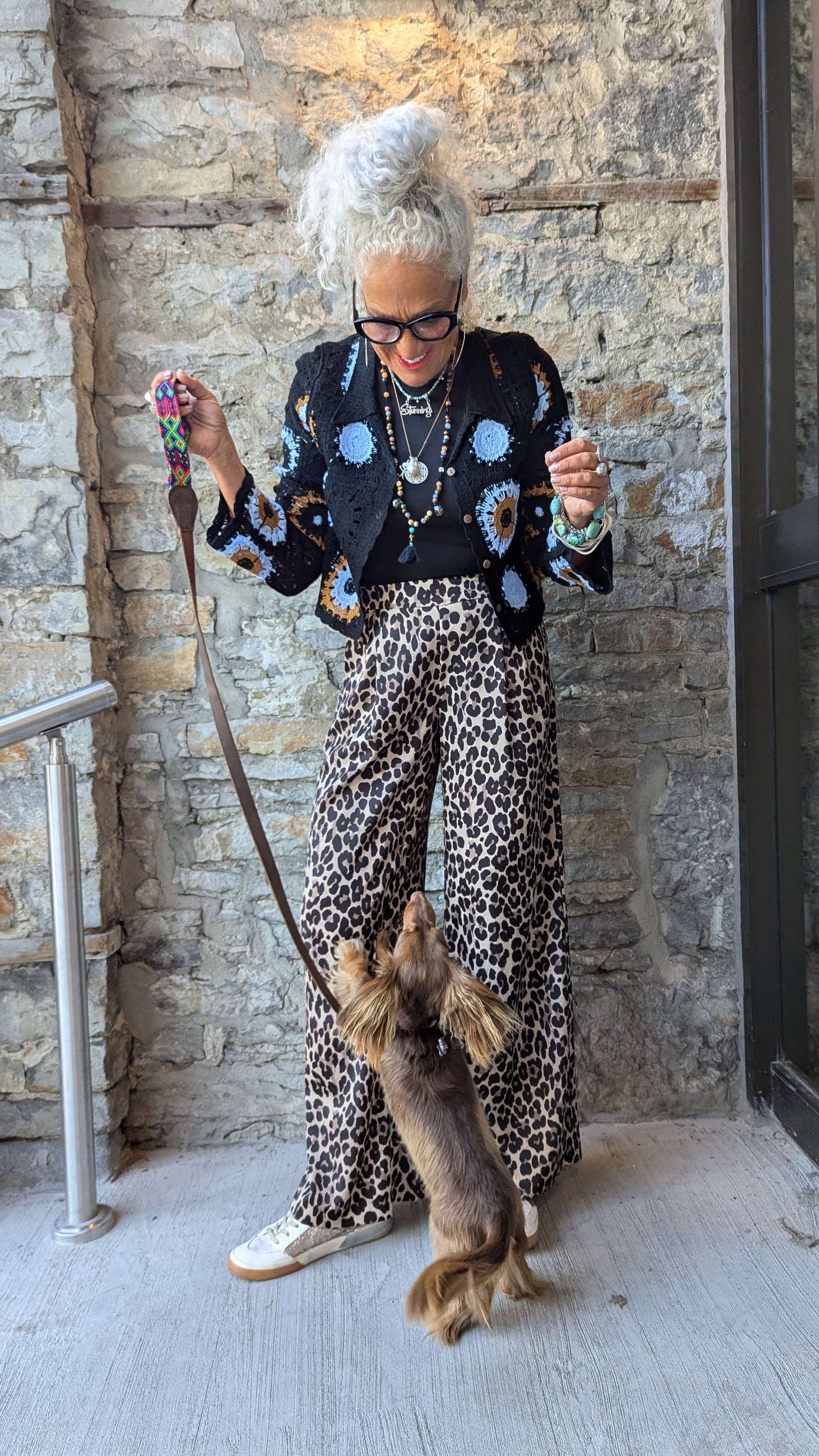 Animal Print Pants with POCKETS