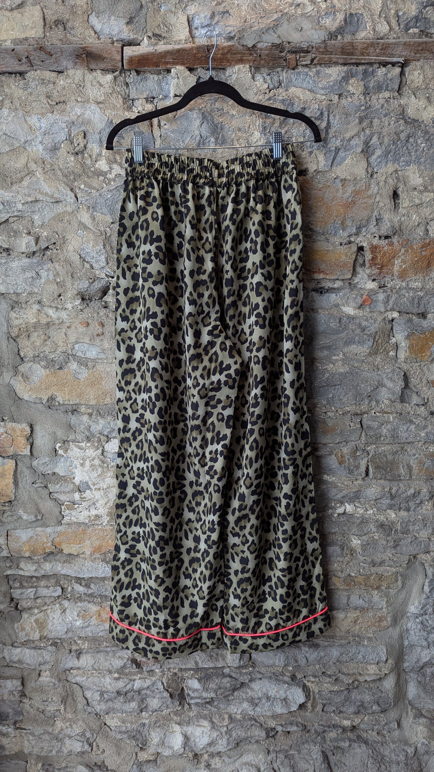 2 PC Cotton Animal Print and Hot Pink Pyjama Set