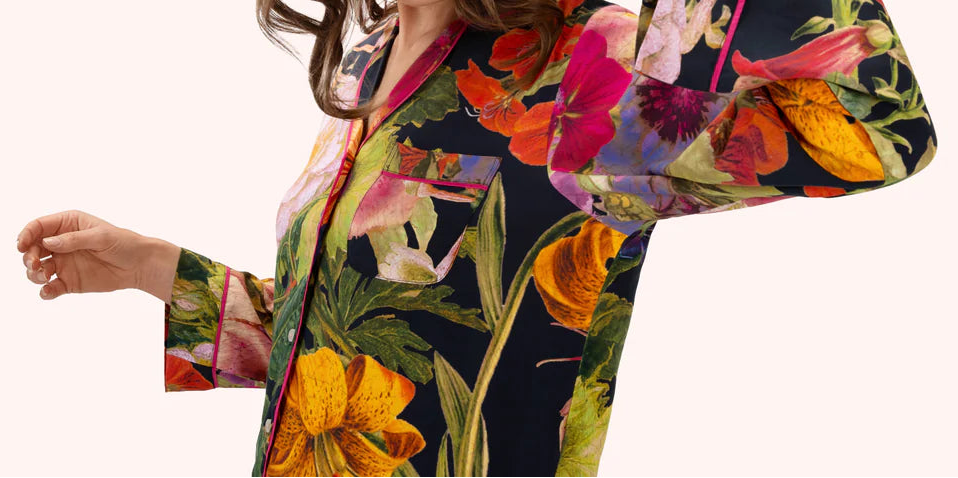 2 PC Light Weight Floral Printed Pyjamas