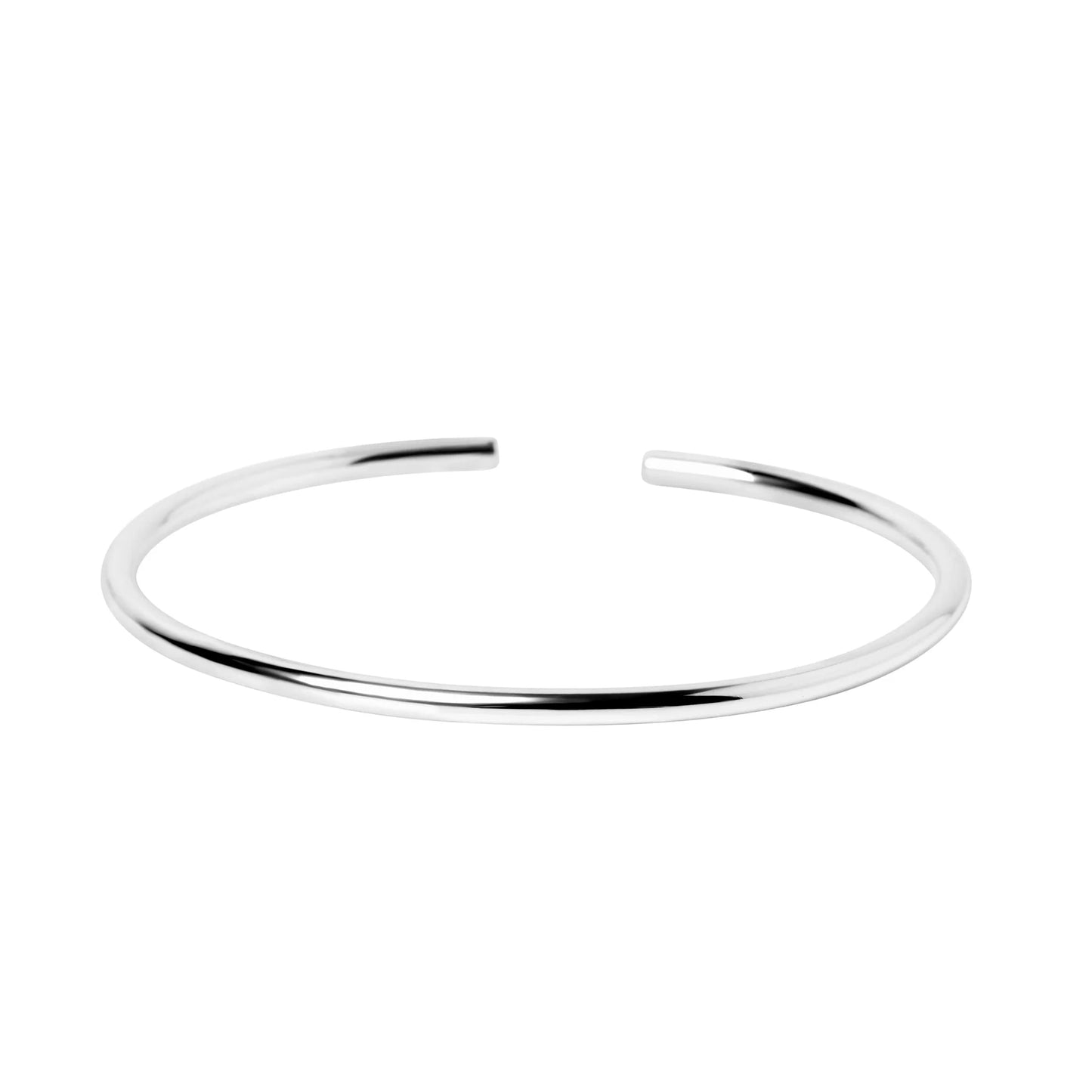 Thin Cuff Bracelet -SILVER