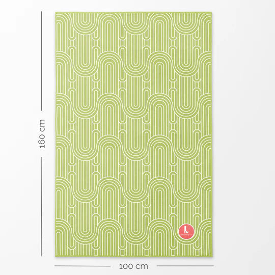 Unisex Reversible Quick Dry Towel - Pastel Flowers