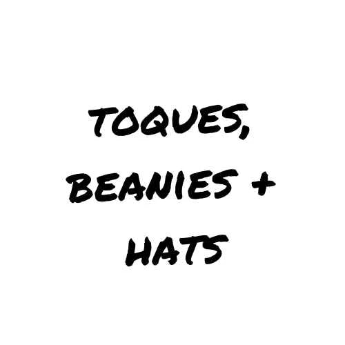 Toques, Beanies, + Hats – STUNNING!