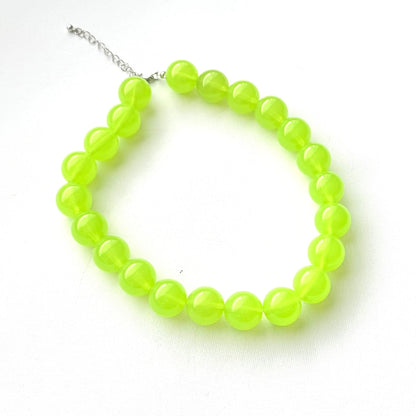 Chunky Beaded Necklaces - ASSORTED COLOURS