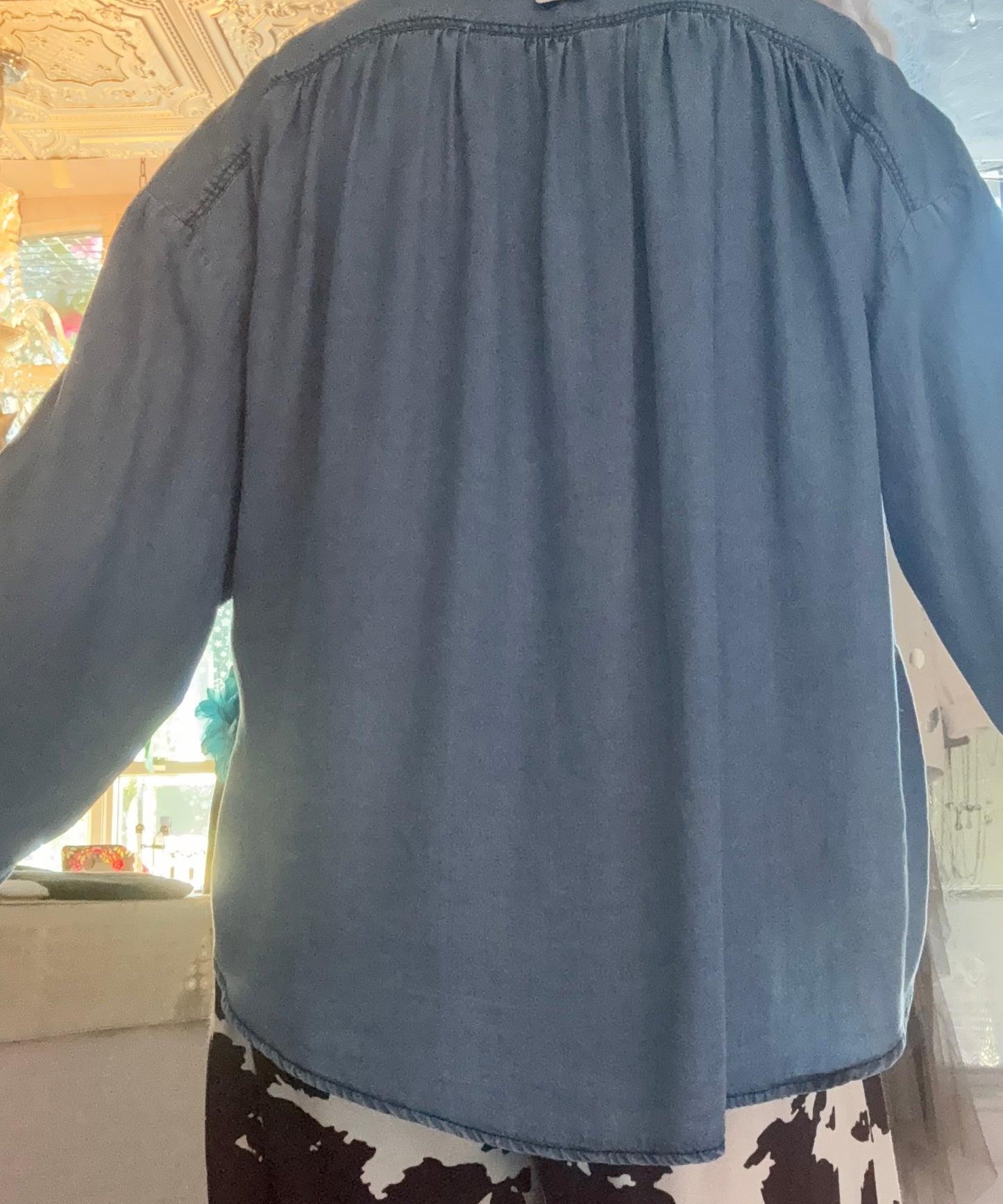 Light Wash Denim Shirt