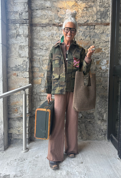 Hand Weaved Tote Bag - Tan