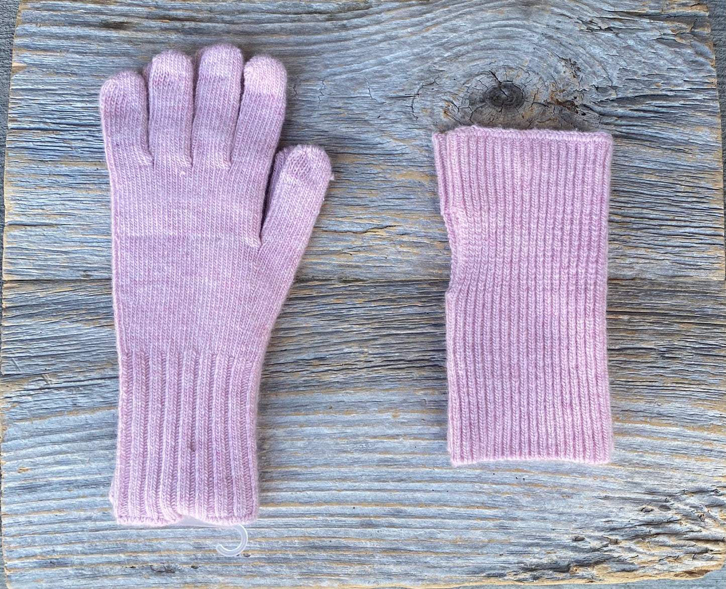 3-in-1 Wool-blend Knit Gloves - PINK