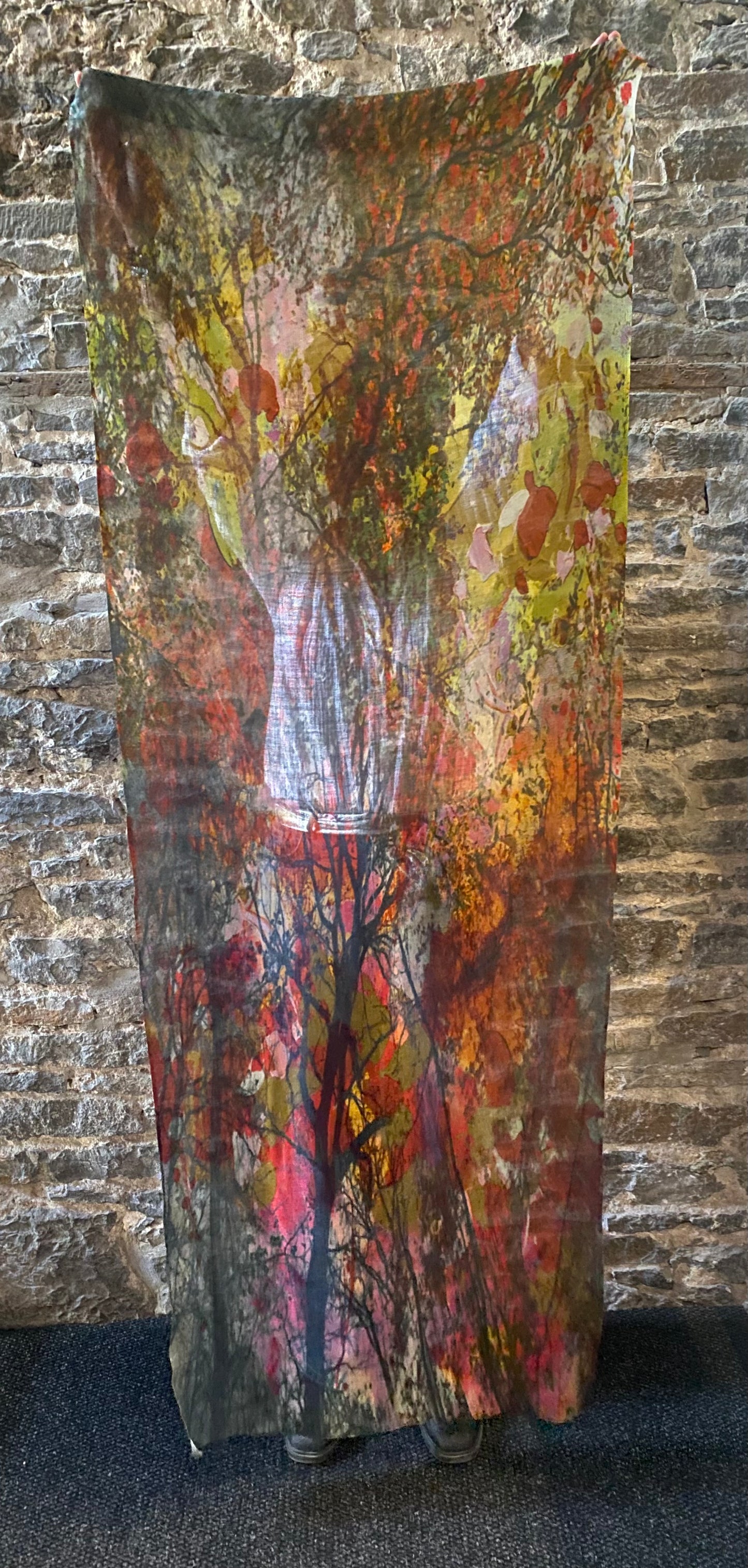 Oblong Fall Printed Scarf
