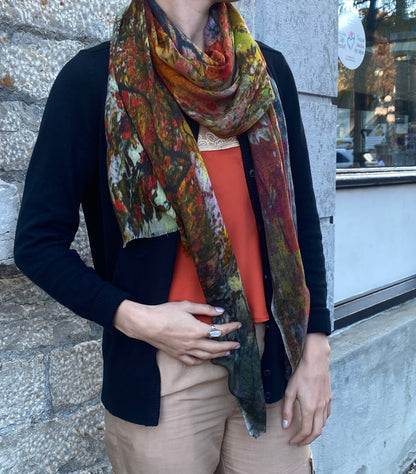 Oblong Fall Printed Scarf