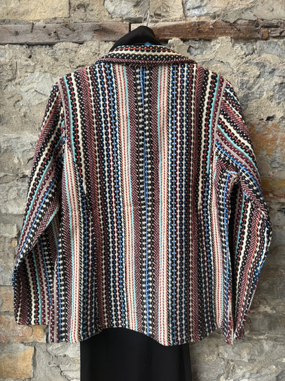 100% Cotton Multicolour Tapestry Blazer