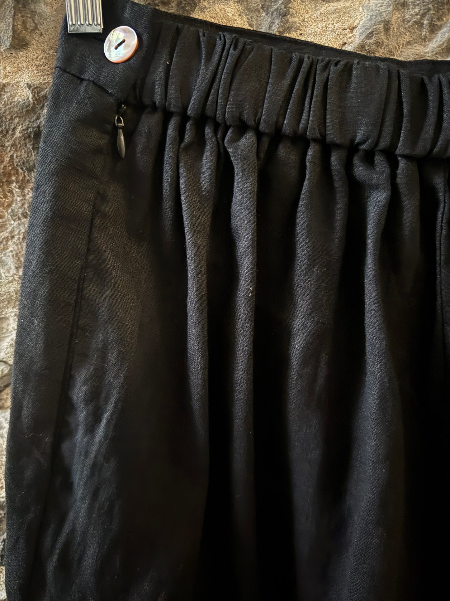 100% Linen Flat Front Culotte