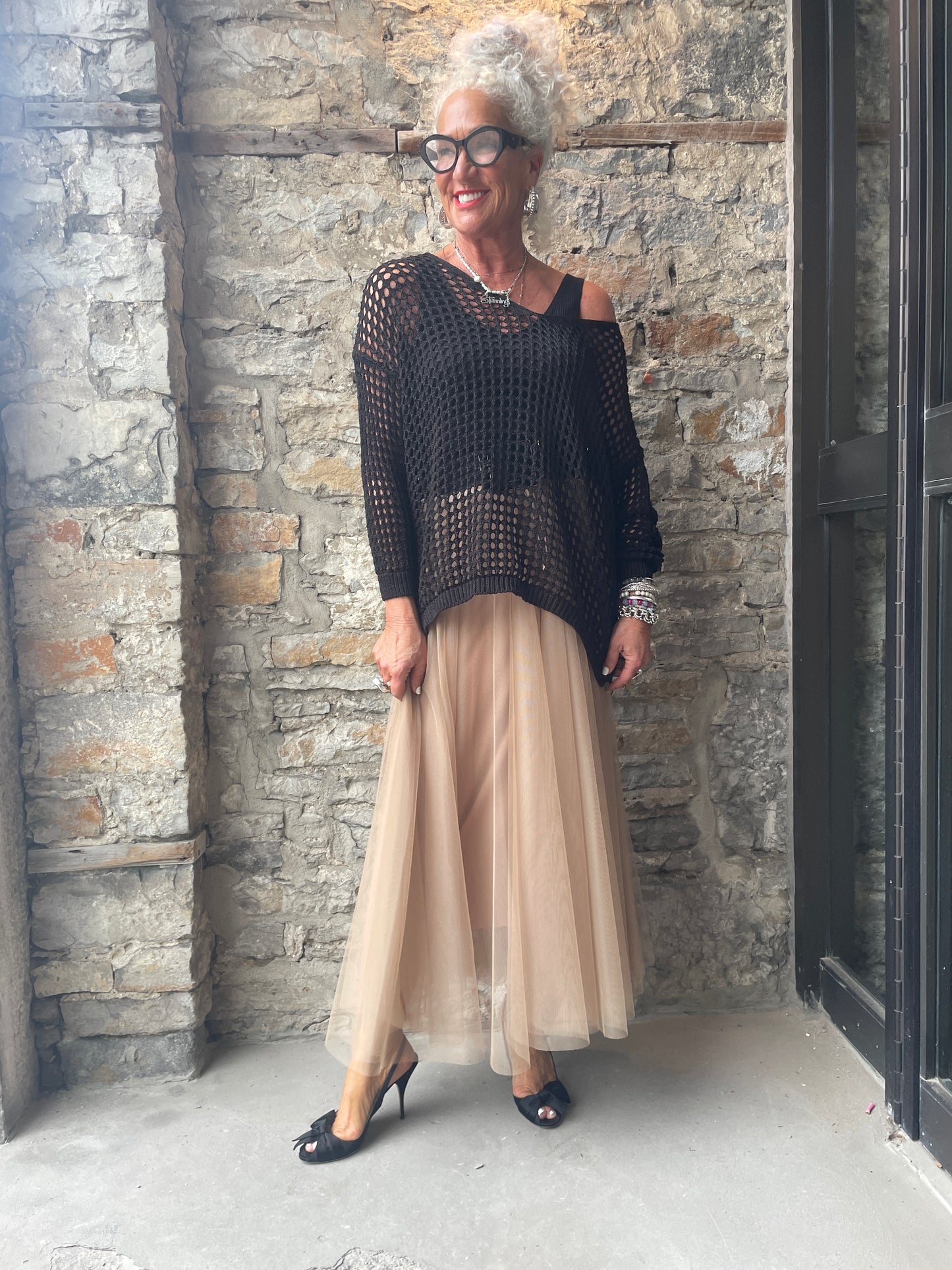 Tulle Skirt - Champage