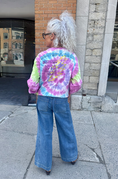 100% Cotton Grateful Dead Tie-Dye Crew Neck