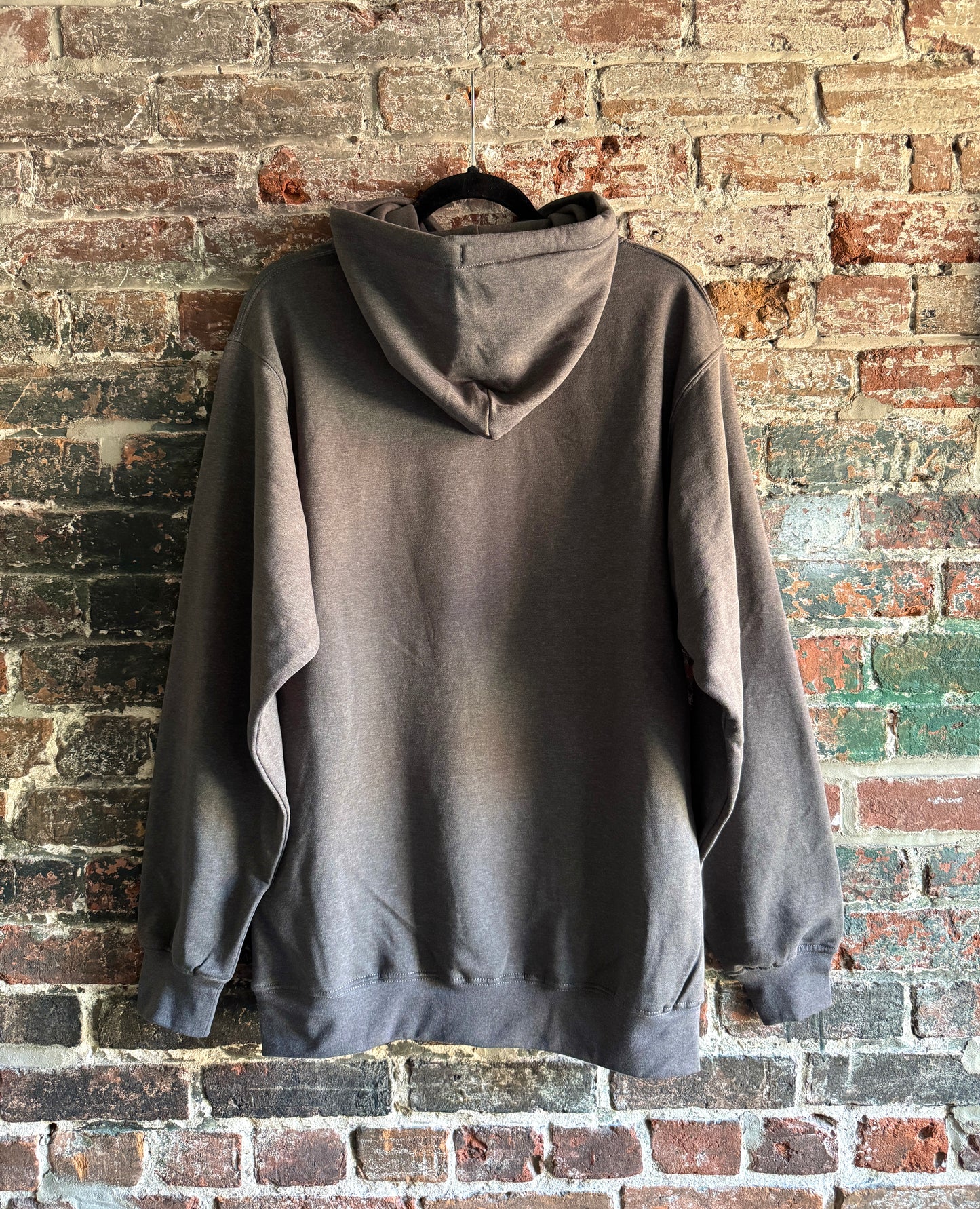 Cotton Hoody Sweatshirt with Front Pouch STUNNING - Grey