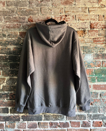 Cotton Hoody Sweatshirt with Front Pouch STUNNING - Grey