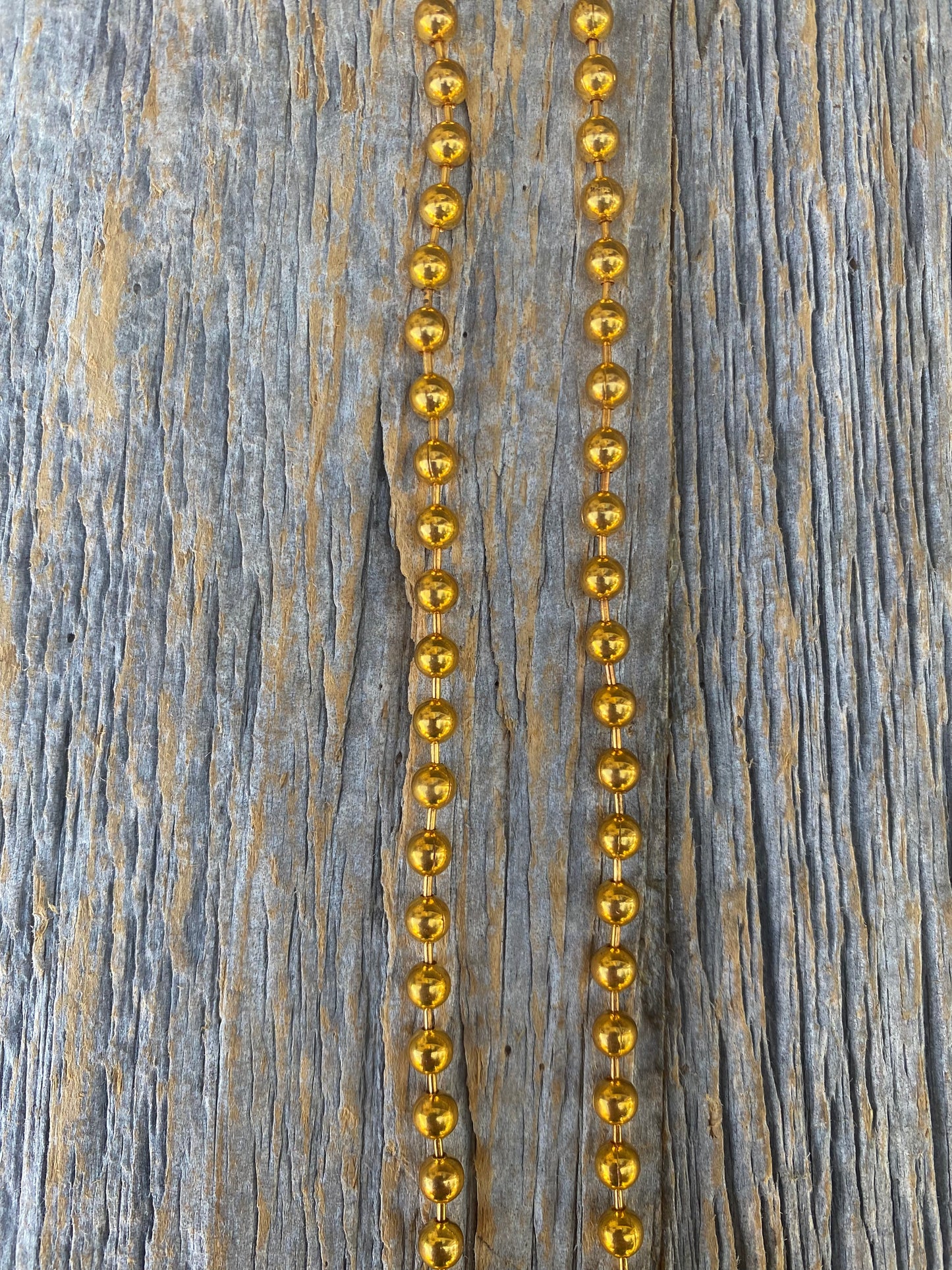 14" Gold ball chain necklace