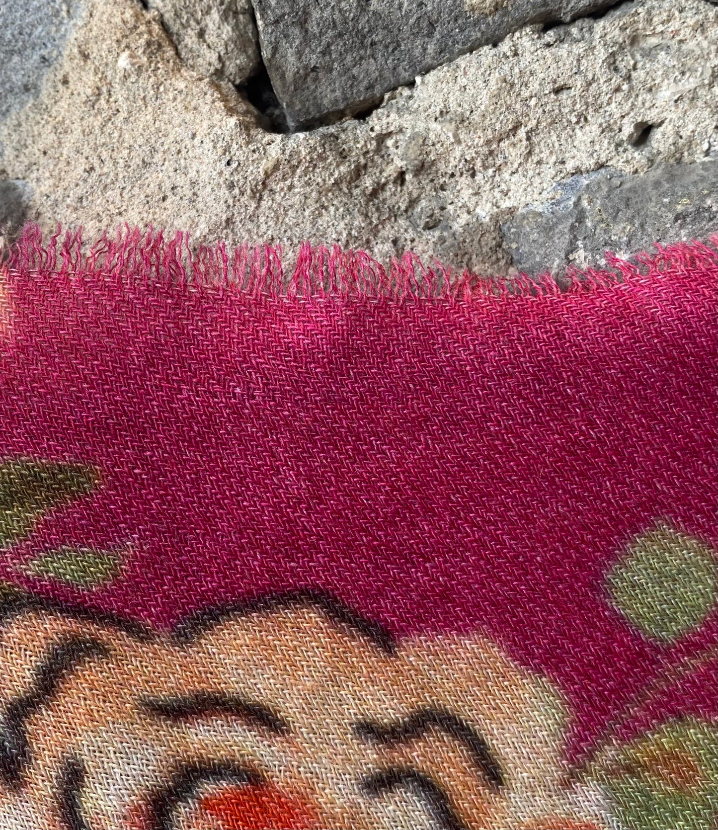 Silk Modal Gradient Garden Scarf
