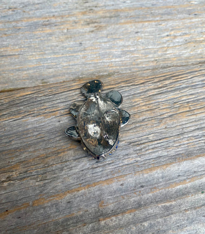Blue Clown Fish Brooch with Bail
