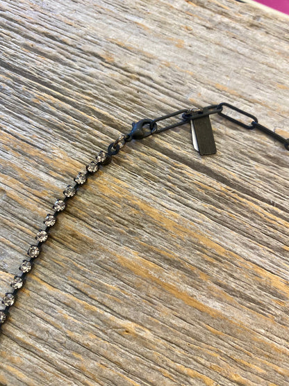 F#ck Necklace - Turquoise and Gunmetal