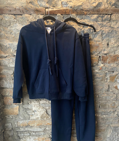 2 PC Navy Lounge Set