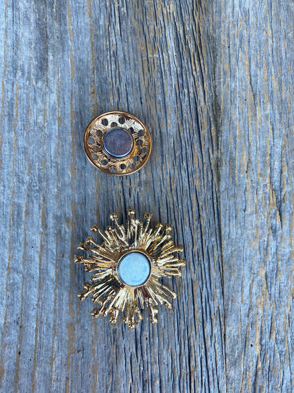 Starburst Magnetic Brooch - PINK, BLUE, GREEN