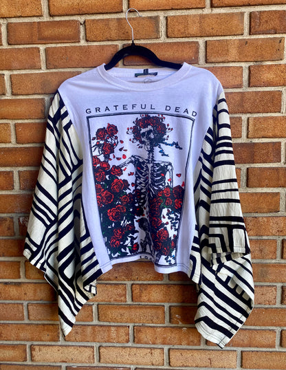 Up-cycled Band Tee - Grateful Dead