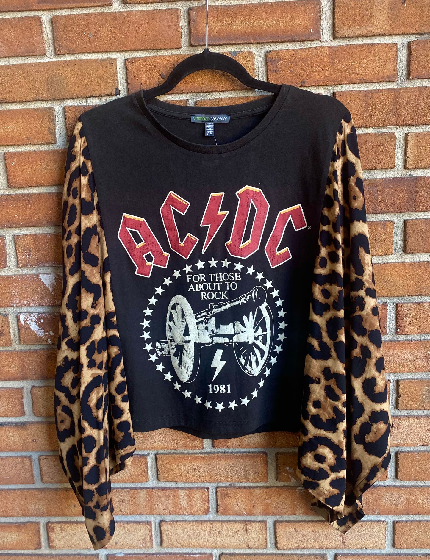 Up-cycled Band Tee - AC/DC