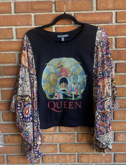 Up-cycled Band Tee - Queen