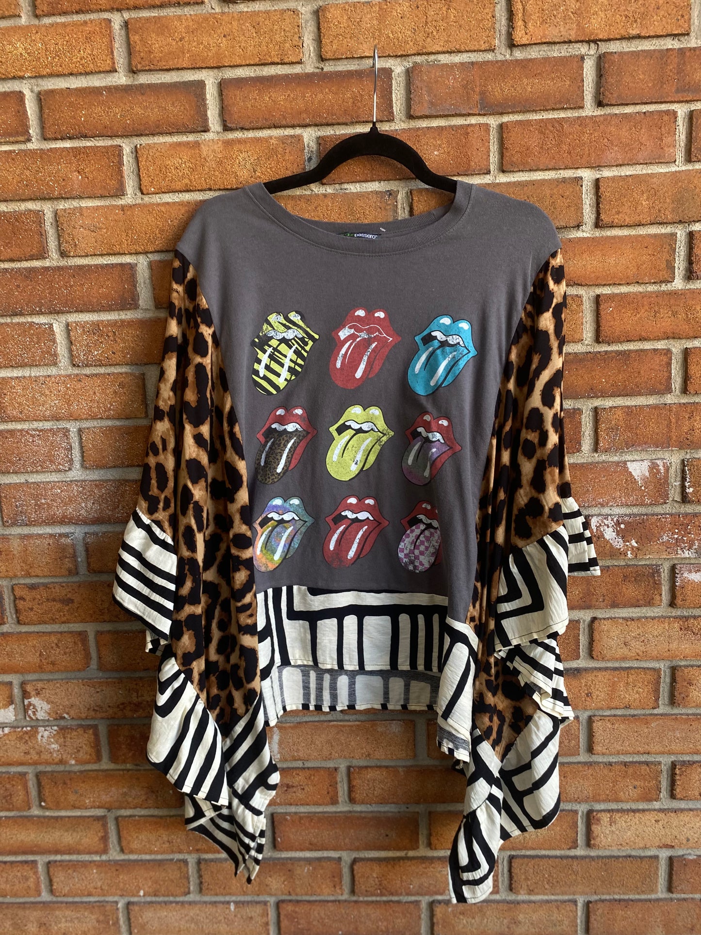 Up-cycled Band Tee - ROLLING STONES