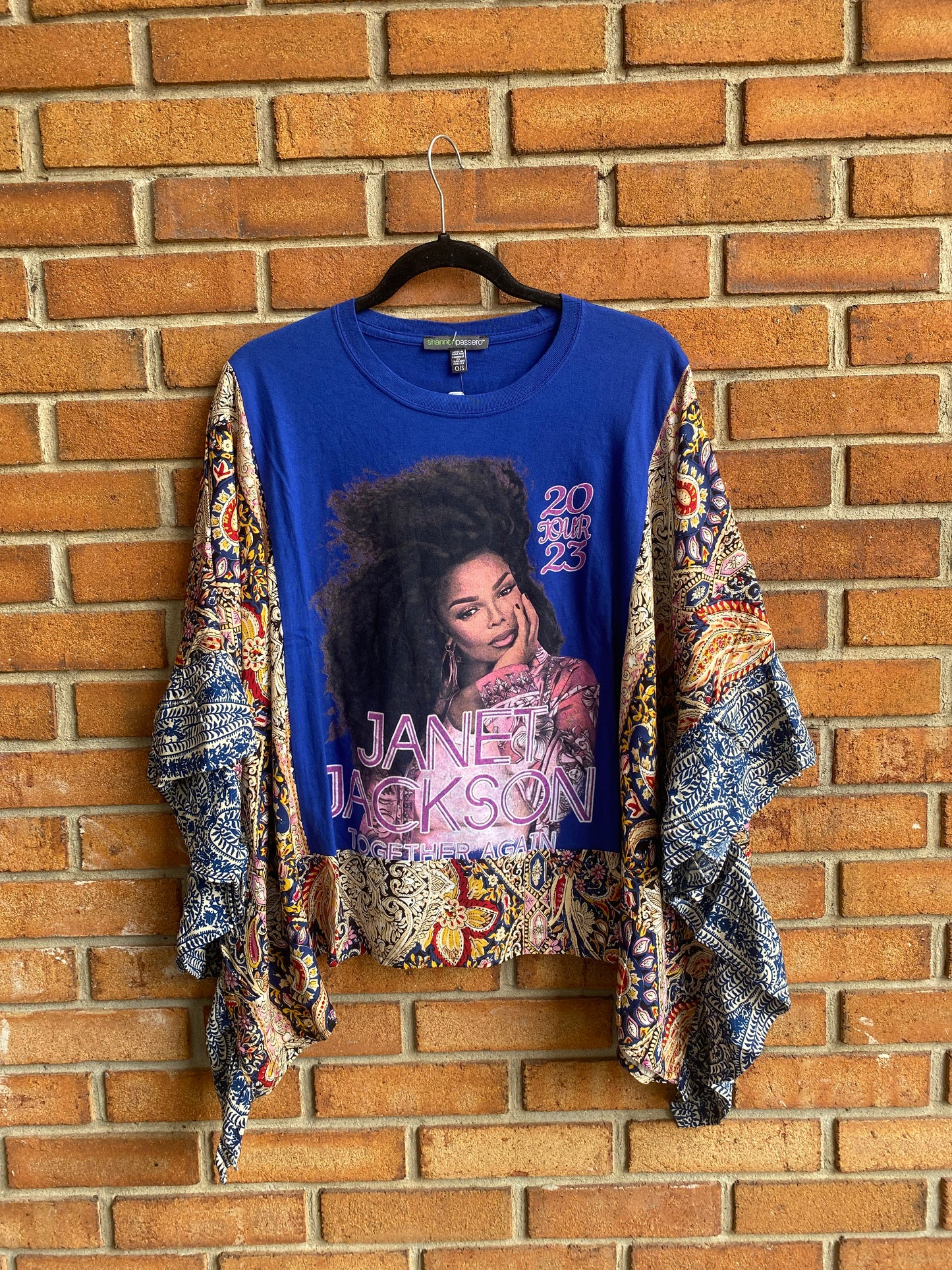 Up-Cycled Band Tee - Janet Jackson