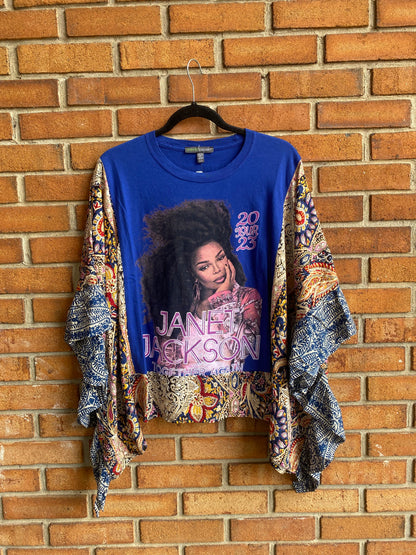 Up-Cycled Band Tee - Janet Jackson