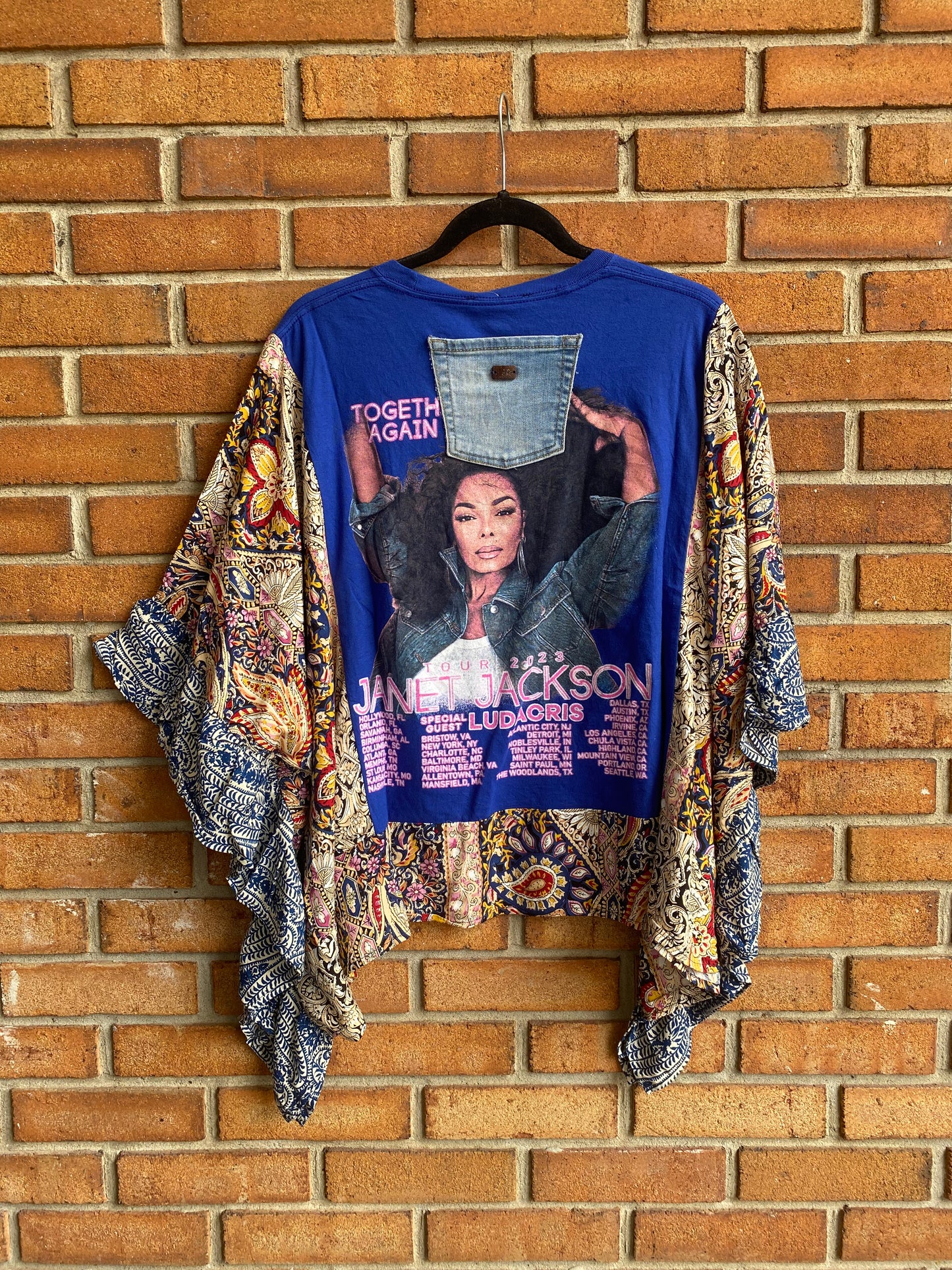 Up-Cycled Band Tee - Janet Jackson
