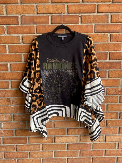 Up-Cycled Band Tee - Ramones