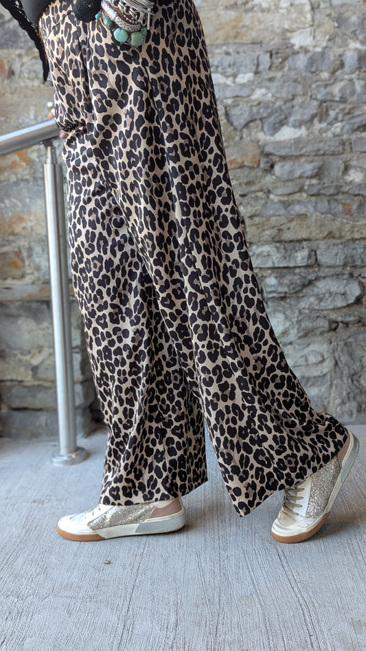Animal Print Pants with POCKETS