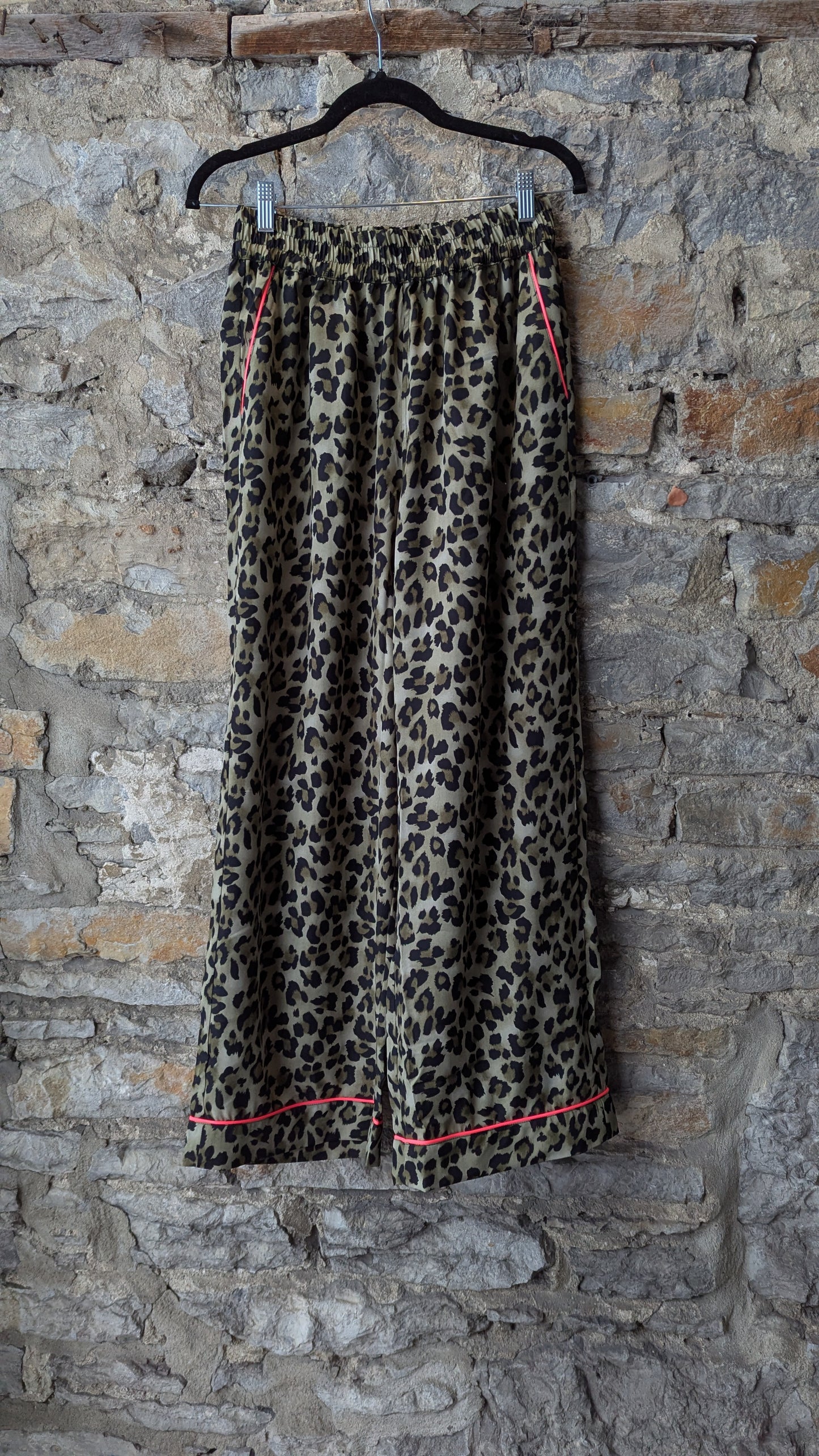 2 PC Cotton Animal Print and Hot Pink Pyjama Set