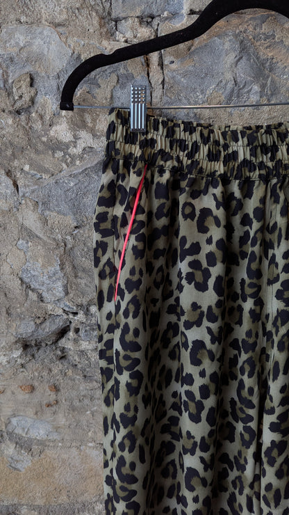 2 PC Cotton Animal Print and Hot Pink Pyjama Set