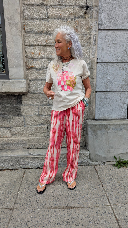 100% Cotton Graphic T-shirt with Embellished Detailing - BEST VIBES