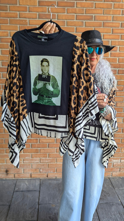 Up-Cycled Band Tee - Elvis Presley