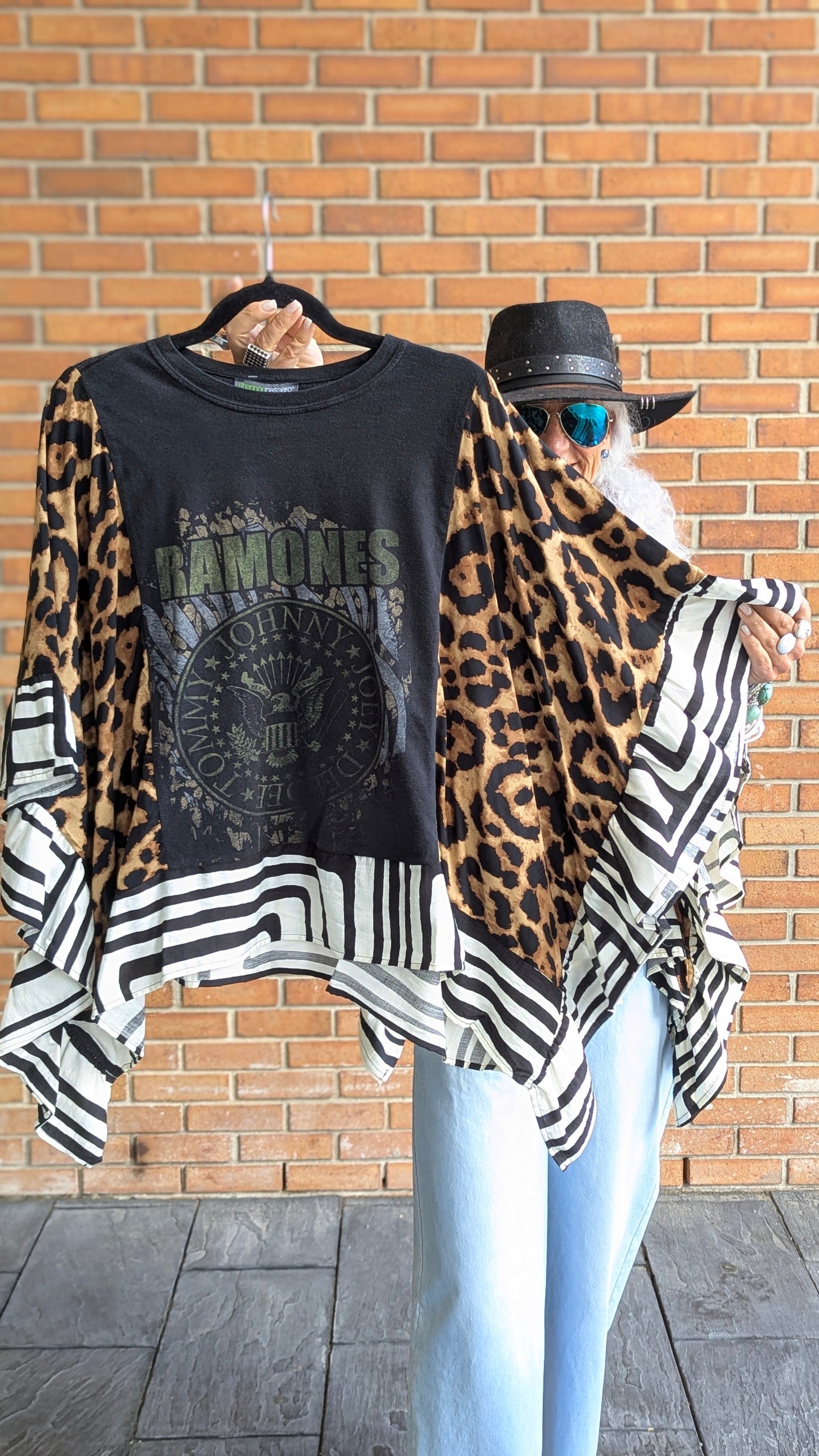 Up-Cycled Band Tee - Ramones