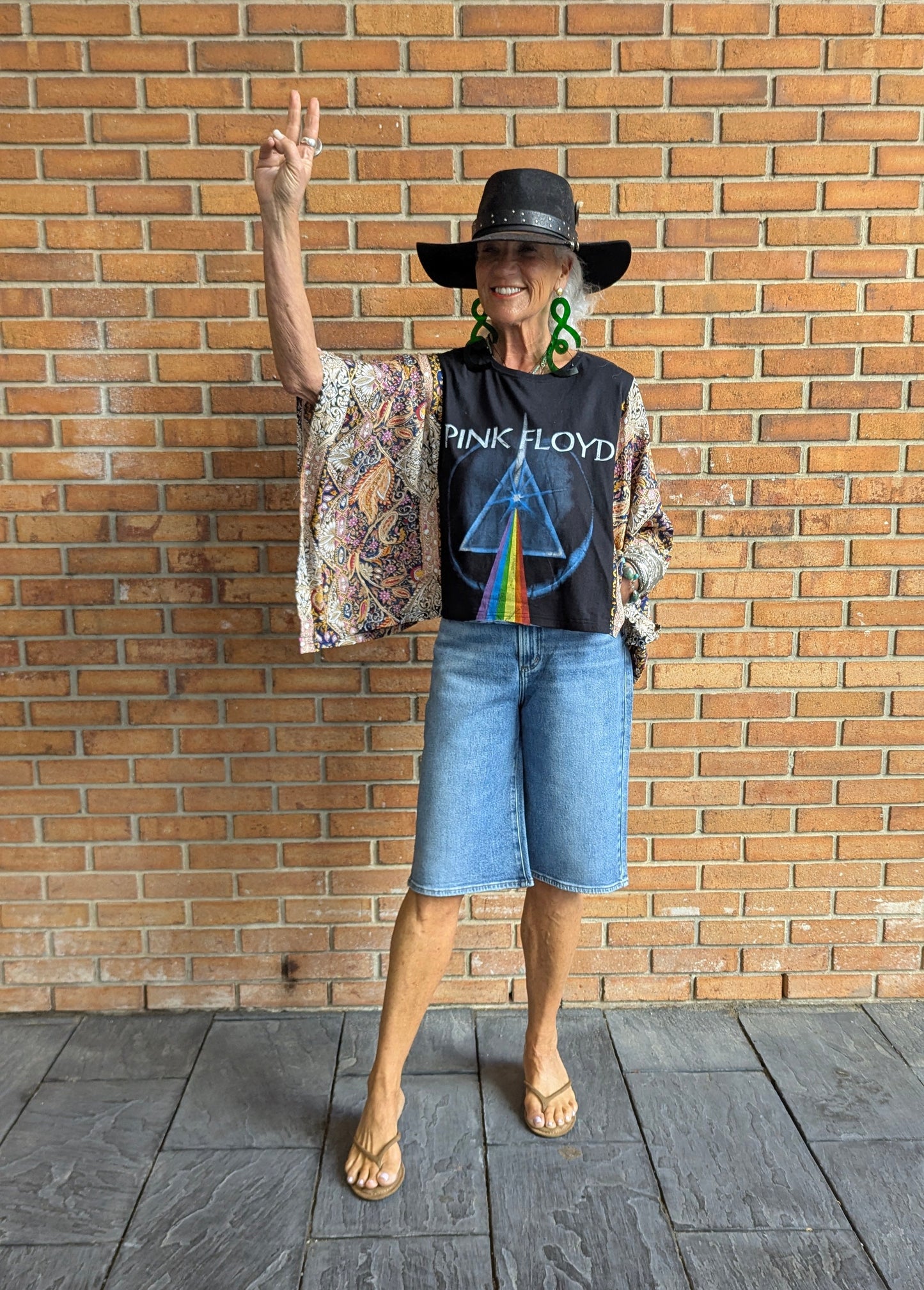 Up-Cycled Band Tee - Pink Floyd