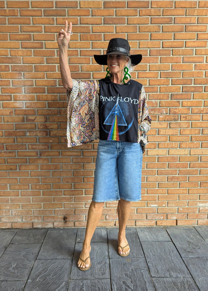 Up-Cycled Band Tee - Pink Floyd