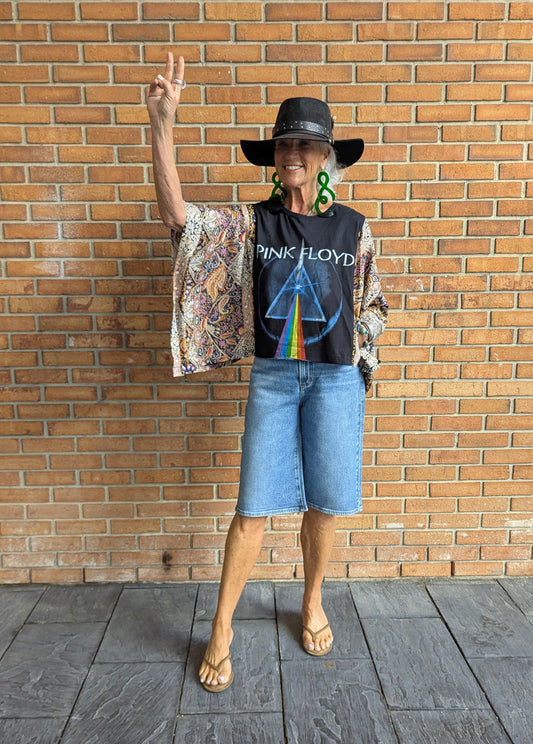 Up-Cycled Band Tee - Pink Floyd